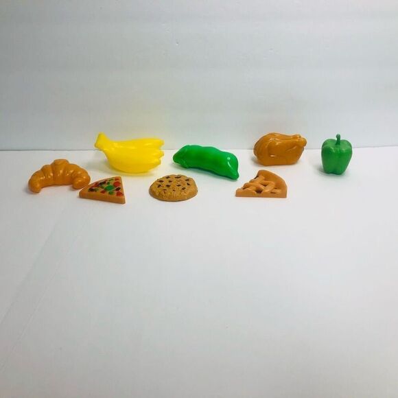 fake food lot play pretend cresant pizza bananas cookie pepper chicken - Picture 1 of 4
